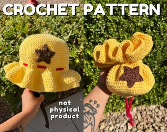 CROCHET PATTERN - Forager's Star Hat Pouch