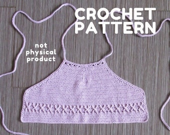 CROCHET PATTERN - Xandra Halter Top