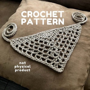 CROCHET PATTERN - Charlotte Head Scarf