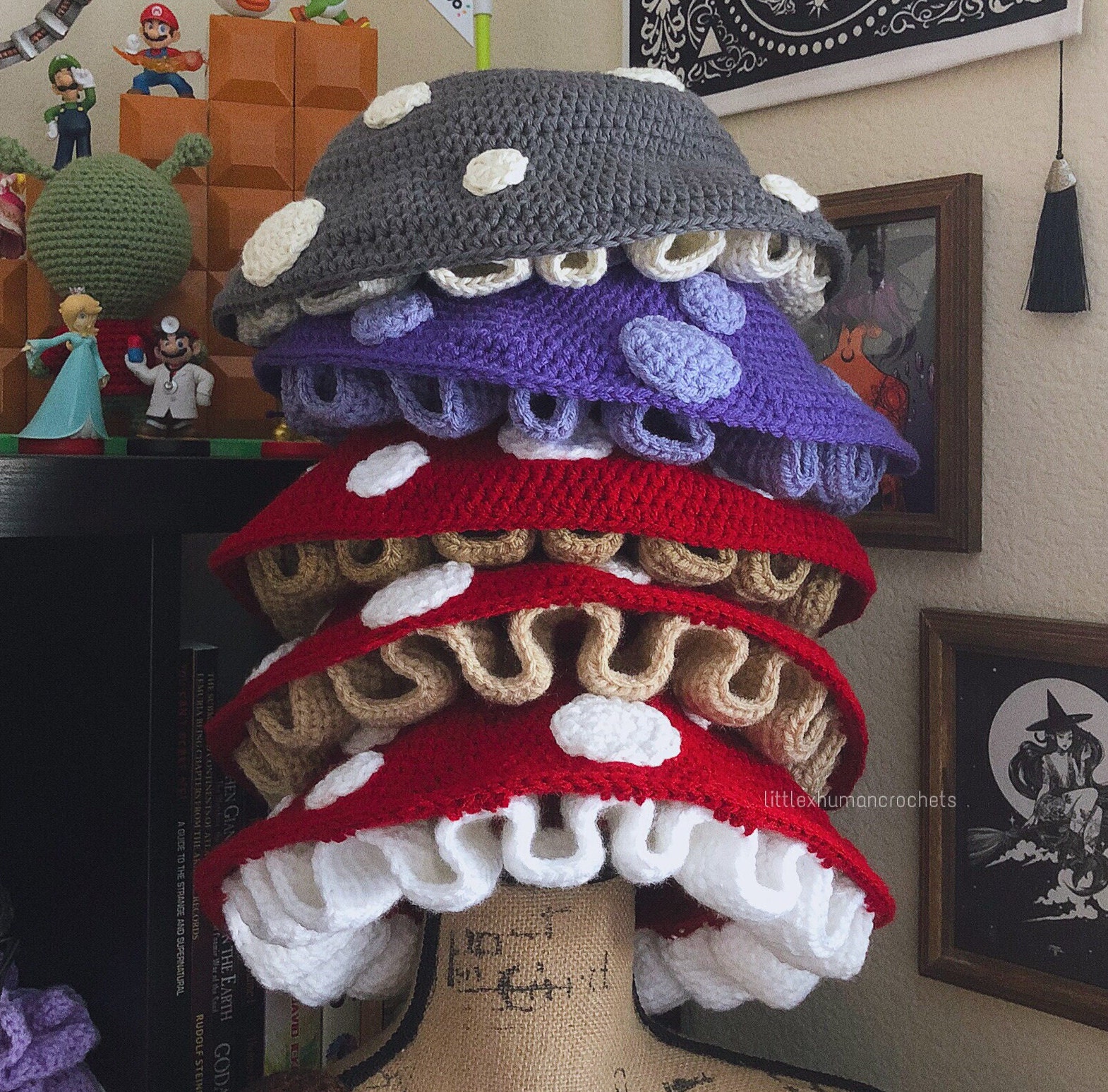 26 Mushroom Hat Crochet Patterns for Cottagecore, Fantasy, and Everyday Wear 3 Crochet Pattern Amanita Mushroom Hat