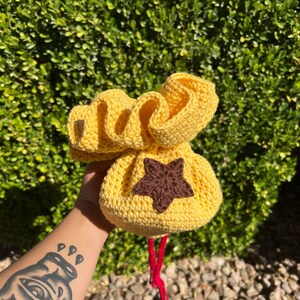 CROCHET PATTERN Forager's Star Hat Pouch image 2