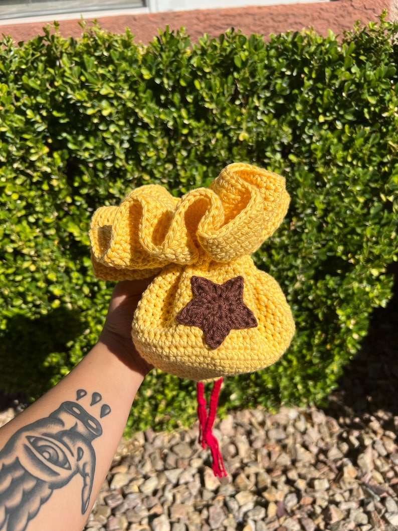 CROCHET PATTERN Forager's Star Hat Pouch image 2