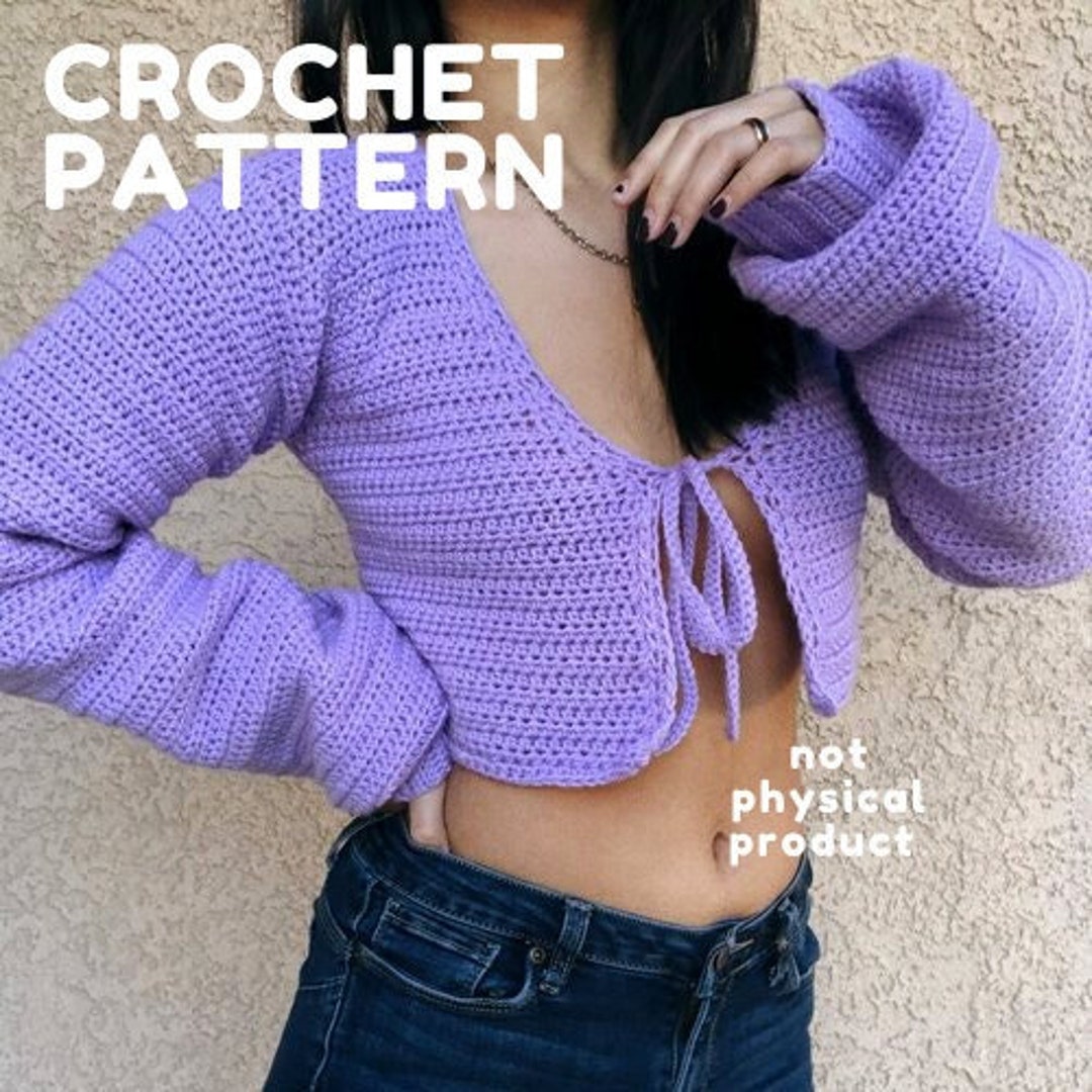 New FRONT WAVE CROCHET LIKE KNIT CARDIGAN