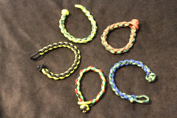 Custom 4 Strand Round Braid Paracord Bracelet