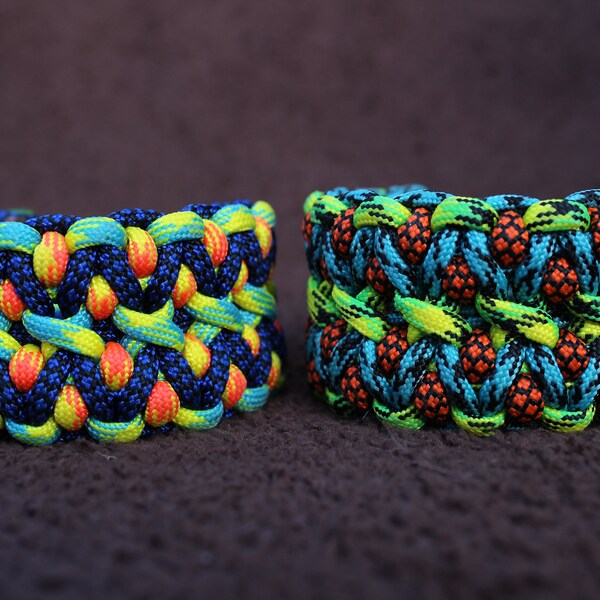 Double Wide Dragon - Bracelet Paracord personnalisé