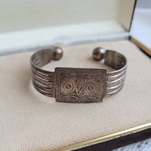 Antique Tuareg KHALKHAL Moroccan high grade silver anklet bracelet. Tribal jewelry From Sahara, Mauritania /South Morocco. Gift idea