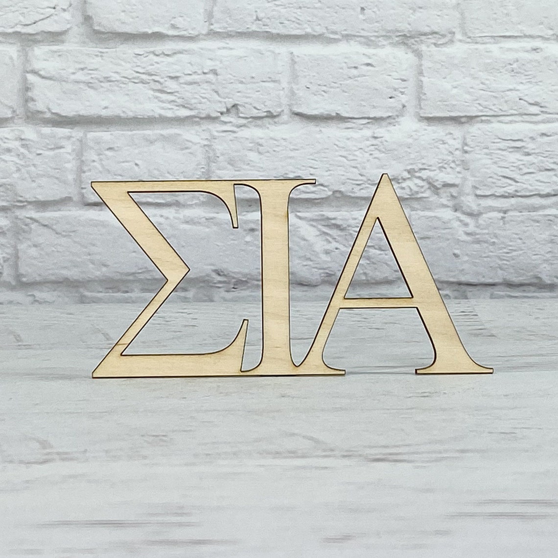 Sigma Iota Alpha Wooden Sorority Letters Greek Letters Big - Etsy