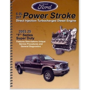 2003 Ford 6,0 L Power Stroke Dieselmotormanual 101 sidor Kopplingsscheman