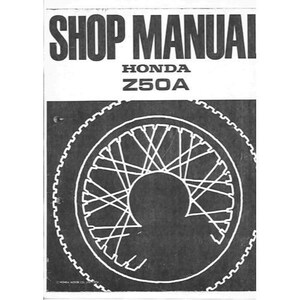 1968-1974 ホンダ Z50A ショップサービスマニュアル 61ページ - Etsy 日本