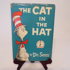 Seltene 1957 1ST Zustand 1ST/1ST ED ~ Die Katze im Hut ~ DR. Suess W/ Dust Jacket!