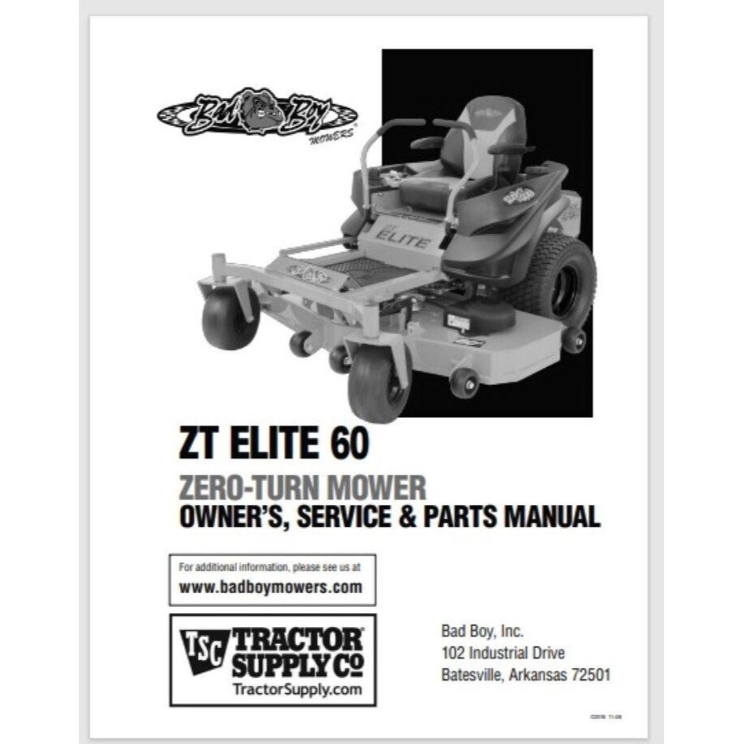 Bad boy mower parts tractor supply sale