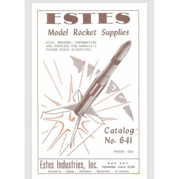 Estes Rocket Etsy
