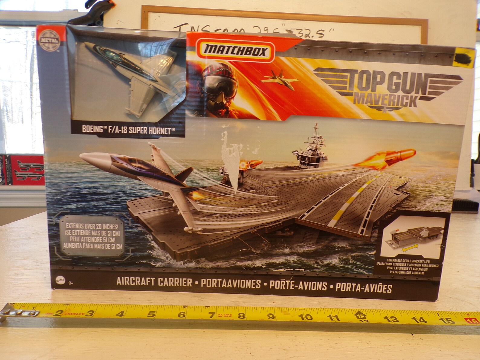 Matchbox 2020 Matchbox Top Gun Maverick Aircraft Carrier w / Etsy España
