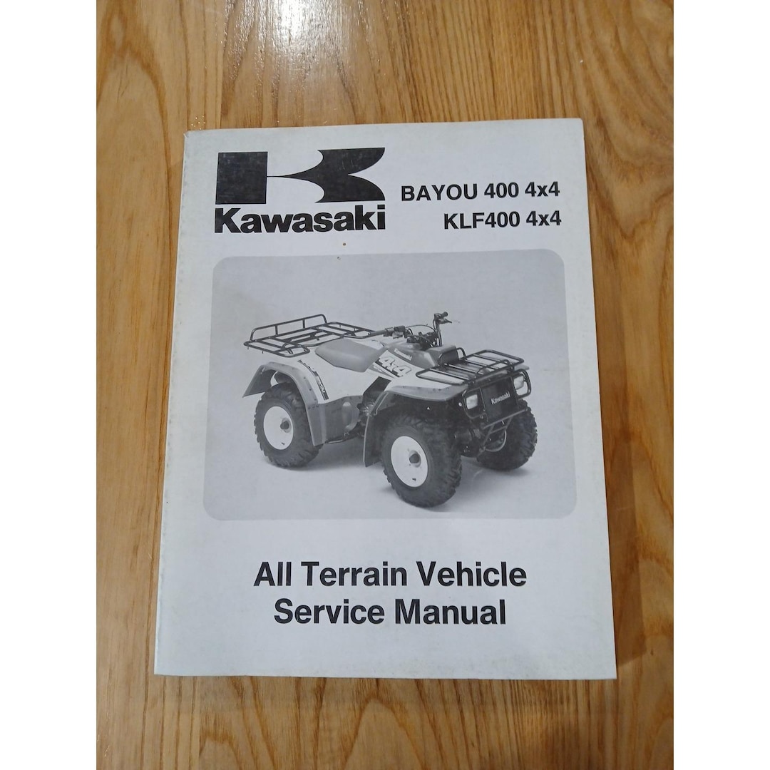1993 Kawasaki Bayou 400, KLF 400 ATV Service Manual OEM Original - Etsy