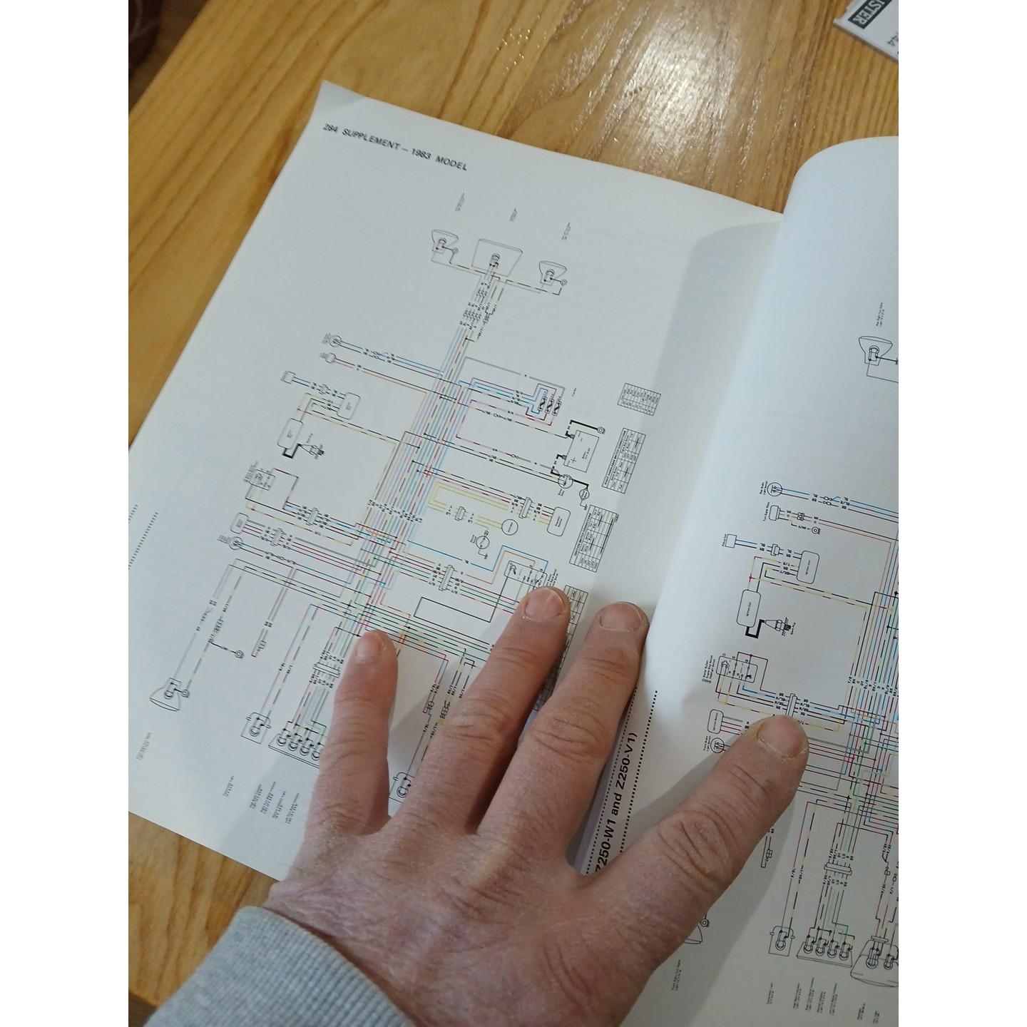 1980 81 82 83 KAWASAKI KZ250 SINGLE Service Manual Motorcycle Shop