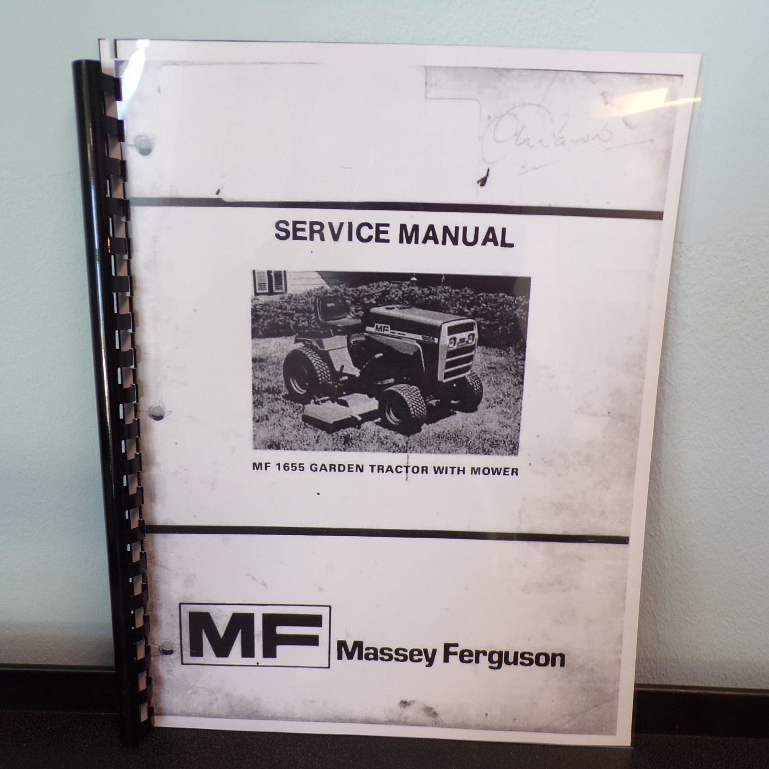 Massey Ferguson Mf1655 Mf1855 Tractor Operators Manual Etsy Australia