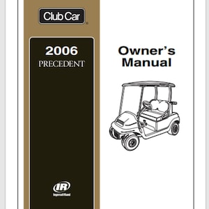 クラブカー 2006 プレセデント ゴルフカート カー オーナーズマニュアル 56 ページ
