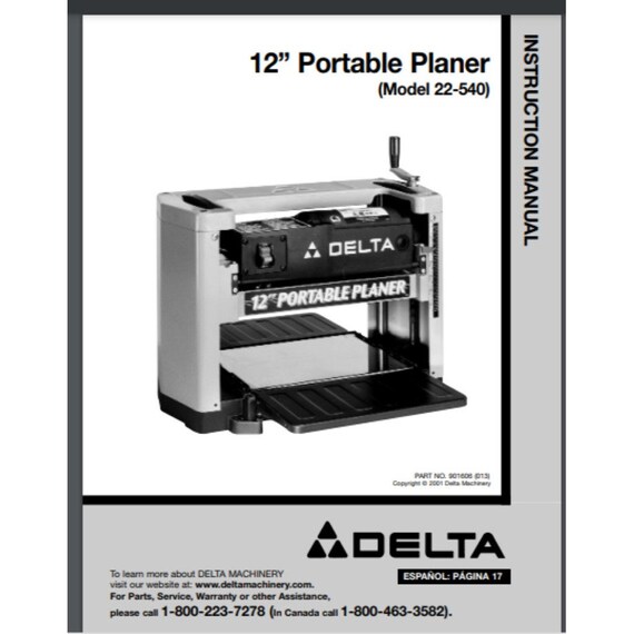 Delta Lot de 2 lames de rabot 30,5 cm pour rabot Delta 22-540 22-547