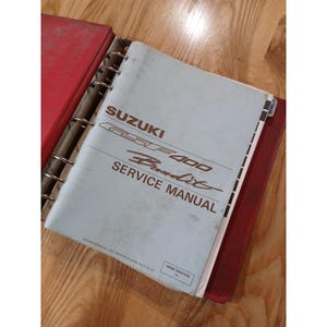 Manuale di assistenza OEM Suzuki GSF400 Bandit 99500-33022-03E 1990 1991