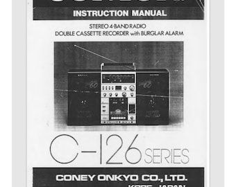 conion c126 Boombox Anleitung