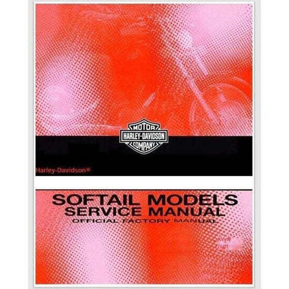2000年ハーレーダビッドソン　ソフテイルモデル　サービスマニュアル 2000年ハーレーダビッドソン ソフテイルモデル サービス
