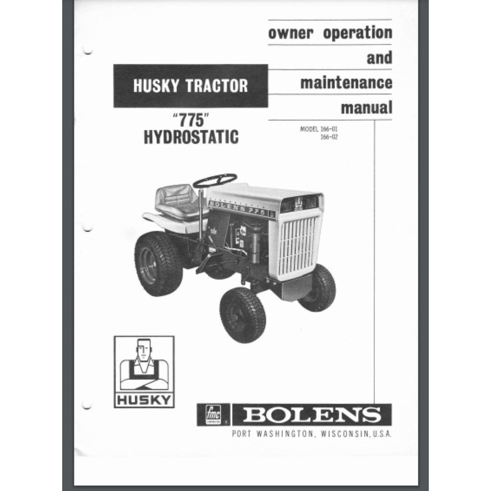 Bolens mini online tractor