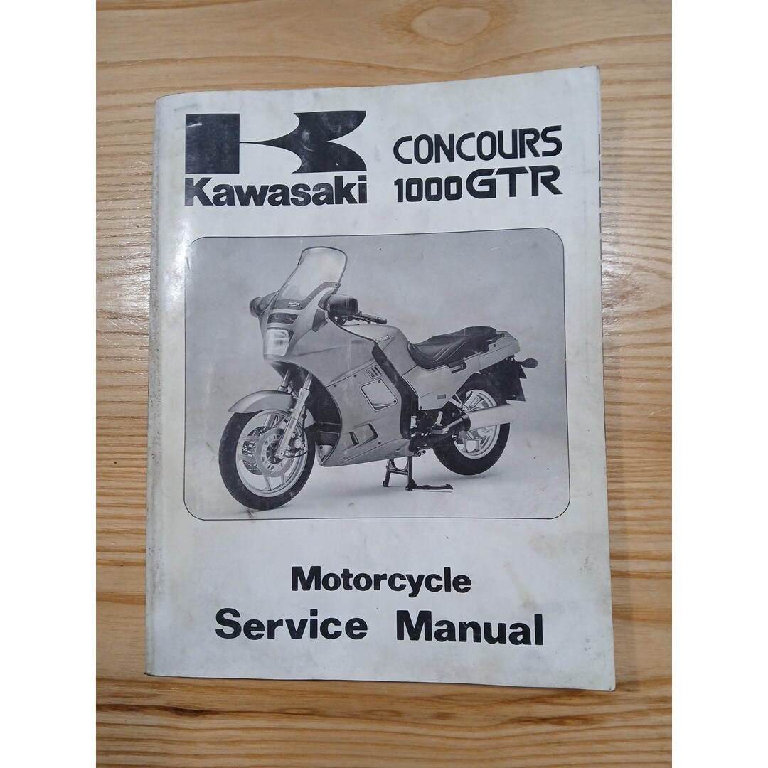 1986 1990 1995 Kawasaki Concours/1000 GTR Repair Service Manual 99924-1065-07 - Etsy