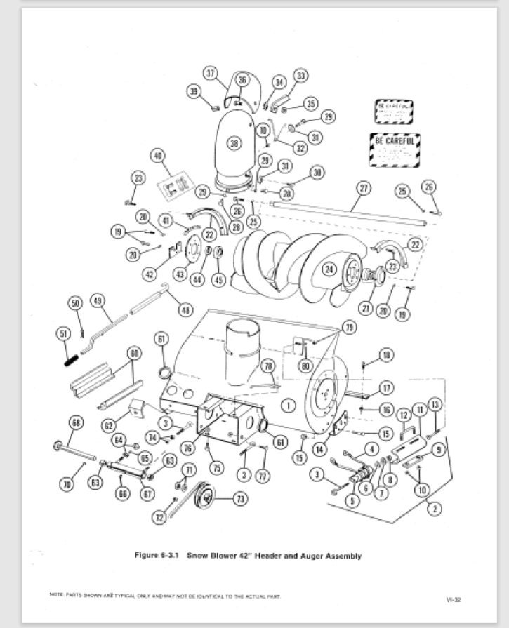 POWER KING Tractor Front End Loader Snow Blower Snow Plow Parts Manual