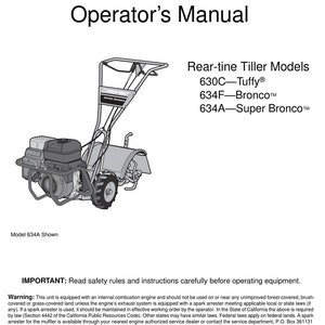 Bronco rototiller hotsell