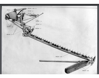 Dearborn 14-15 16 59 67 73 Rear Attached Sickle Mowers Parts manual 18 pages