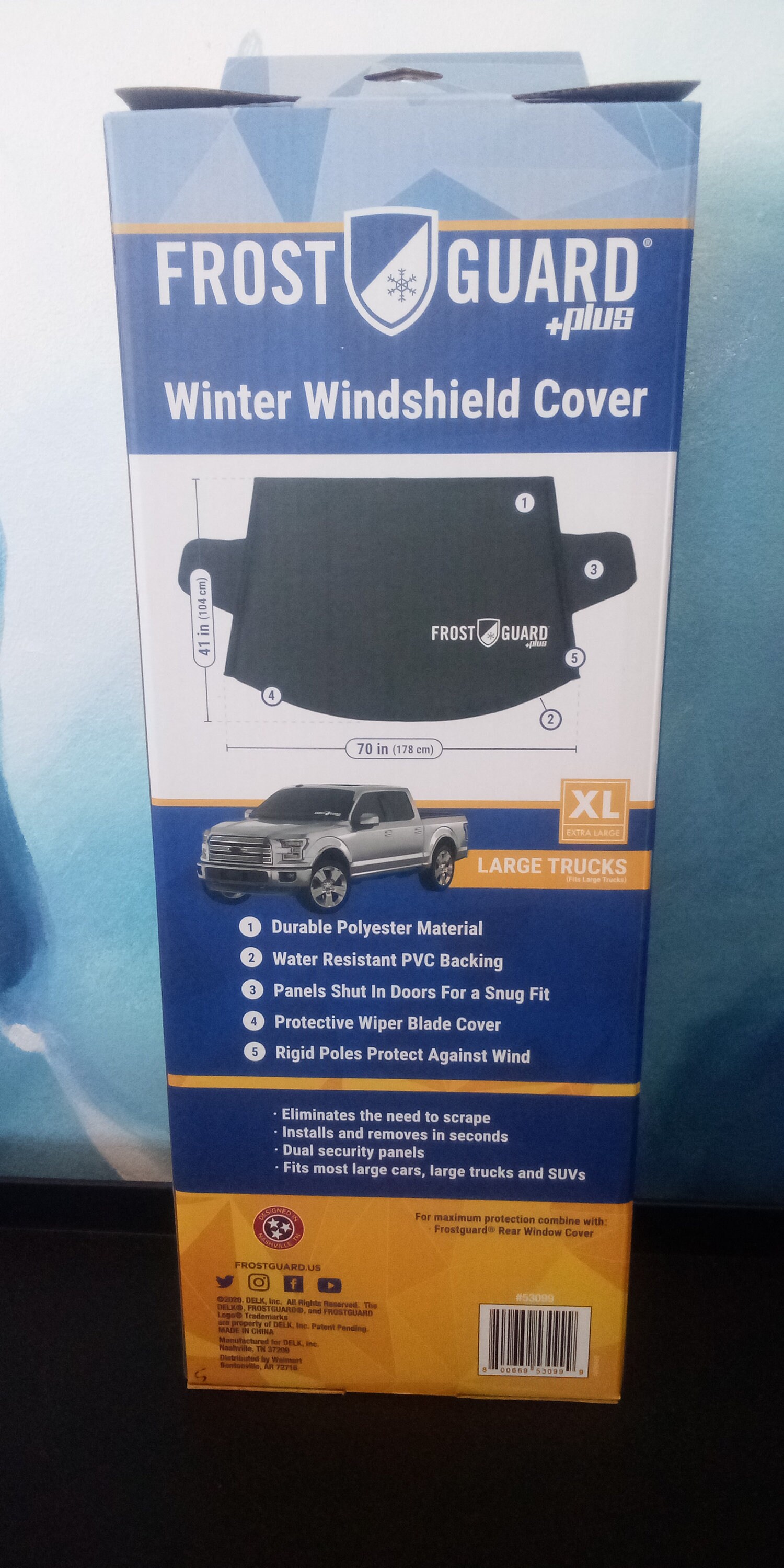 Frost Guard Plus Winter Windshield Cover Fits Most Large Etsy