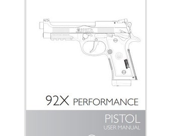 beretta 92x pistol manual