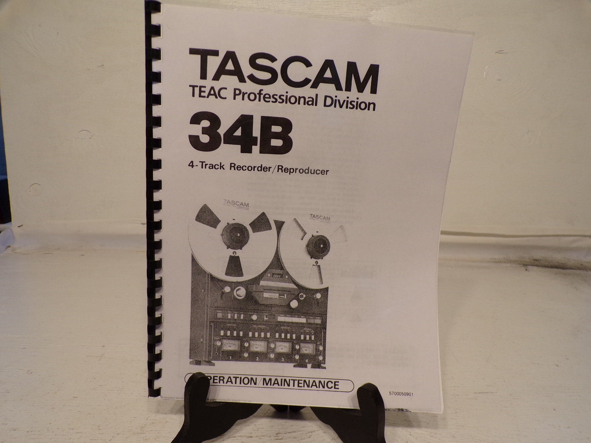 ONE NEW COPY Tascam 34B Reel to Reel Tape Deck Recorder Owners