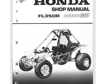 1985 Honda Odyssey FL350R Service Shop Manual 209 pages