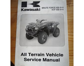 Kawasaki ATV Service Manual Prairie 650 / KVF 650