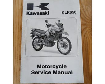 OEM 2008 KAWASAKI KLR650 KLR 650 Service Repair Manual P/N 99924-1384-01