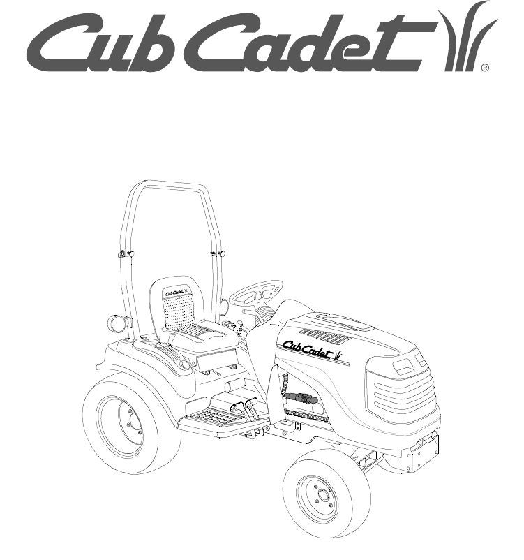 Cub Cadet 5000 Series TRACTOR 5252 Operator