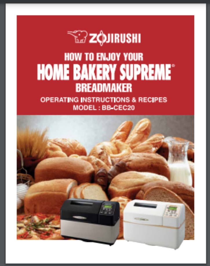 Zojirushi Home Bakery Supreme Bread Maker