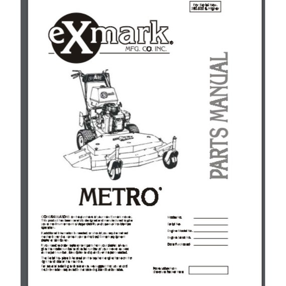 Exmark 2024 mower accessories