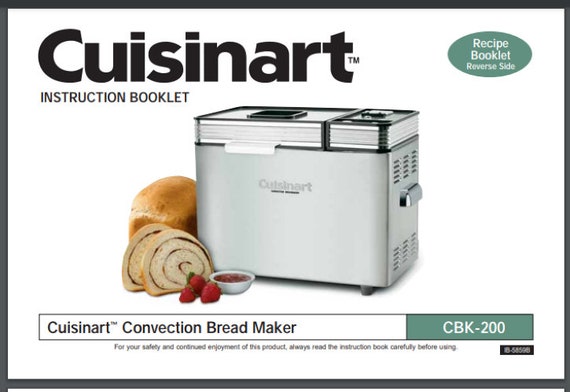 User manual Cuisinart SG-10 (English - 20 pages)