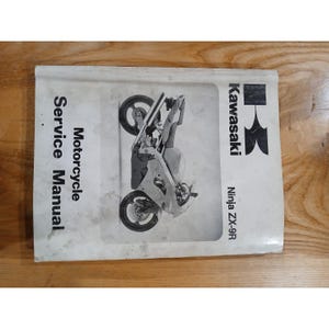 98-99 Kawasaki Factory Motorcycle Service Manual Ninja ZX-9R 99924