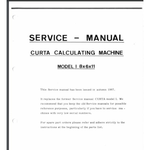 Curta Calculator Etsy