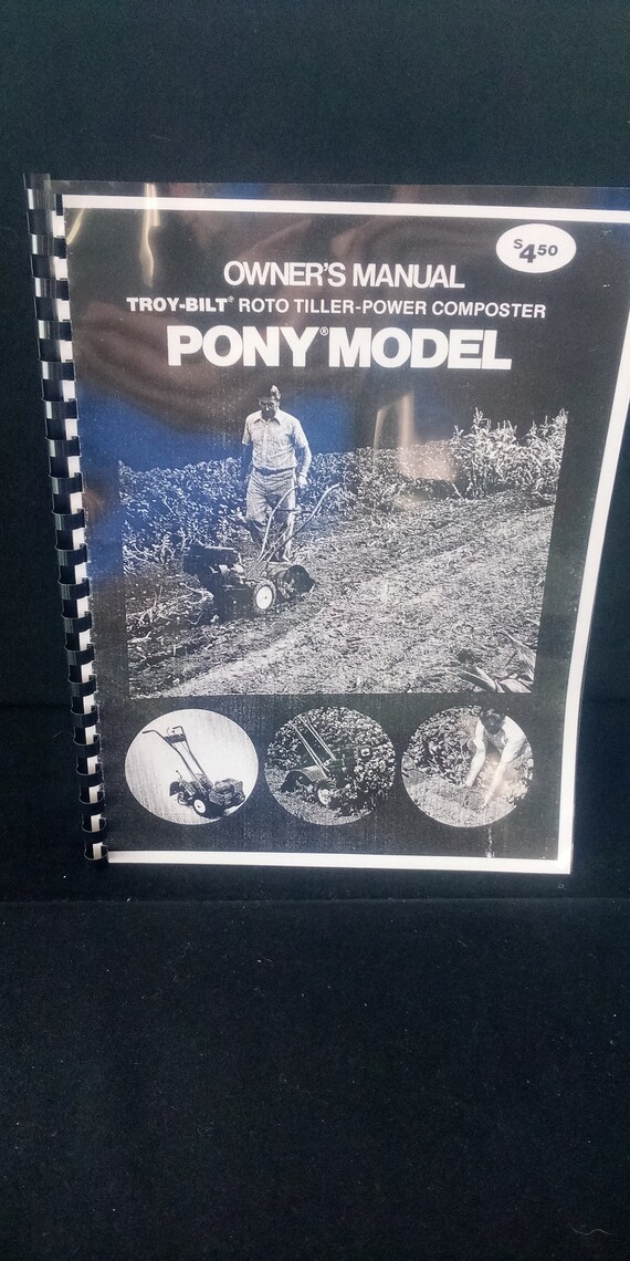 Troy bilt pony owners manual online