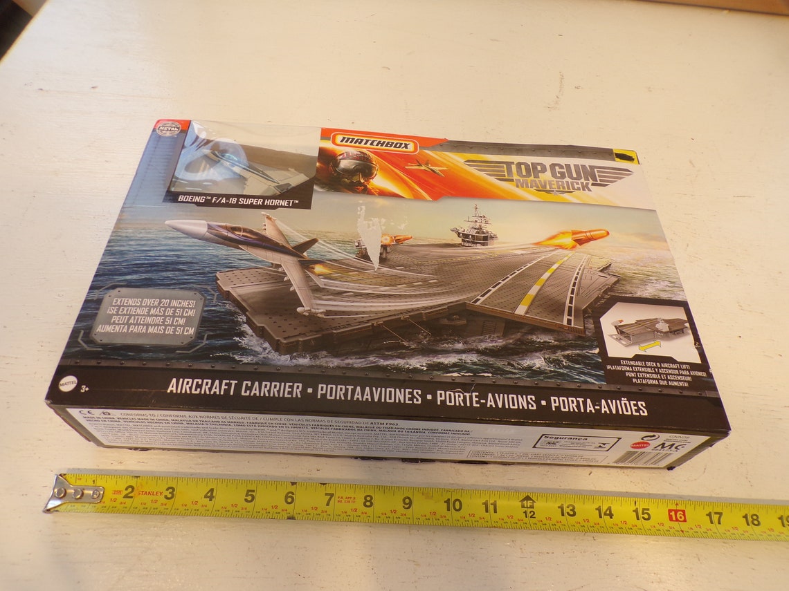 Matchbox 2020 Matchbox Top Gun Maverick Aircraft Carrier W/ Etsy