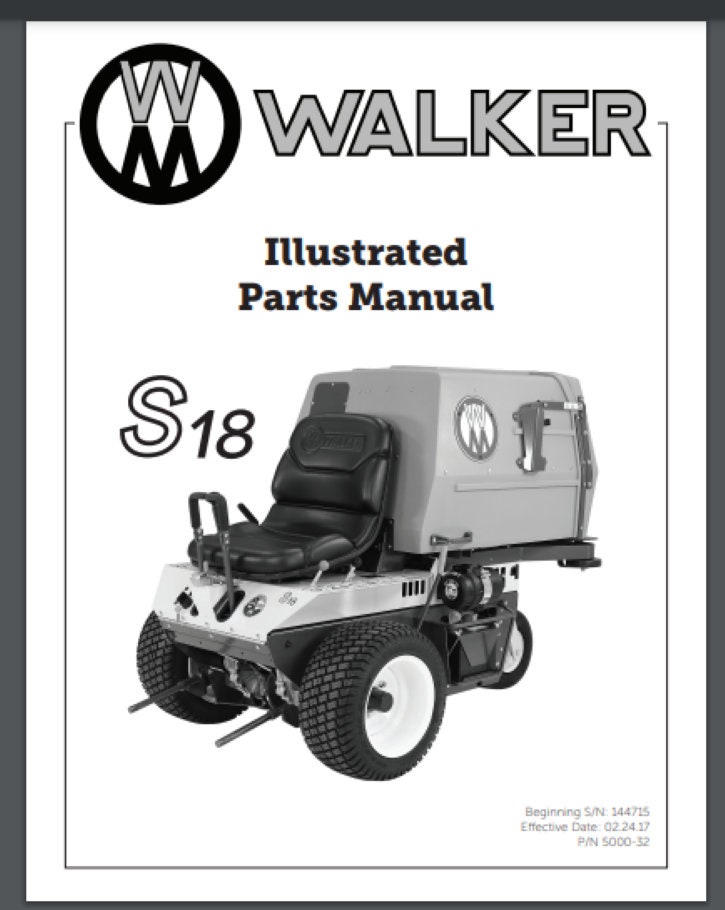 Walker mtghs deals manual