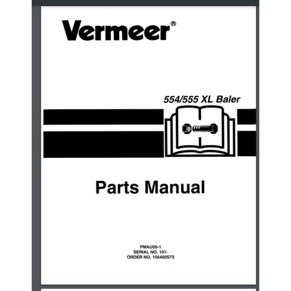 Vermeer XL Series 554XL 555XL 604XL 605XL Baler Parts Manual 126