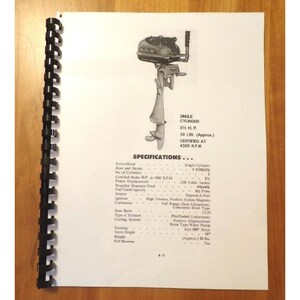 MARTIN 20 2 1/3 H.P.  Outboard Motor Owner Service Parts Manual Packed W/ Info