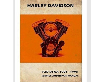 1991-1998 Harley Davidson FXD Dyna Service Manual 545 Pages