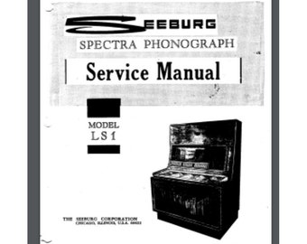 Seeburg Model LS1 Jukebox Service Manual 126 pages "Spectra Phonograph" Bound