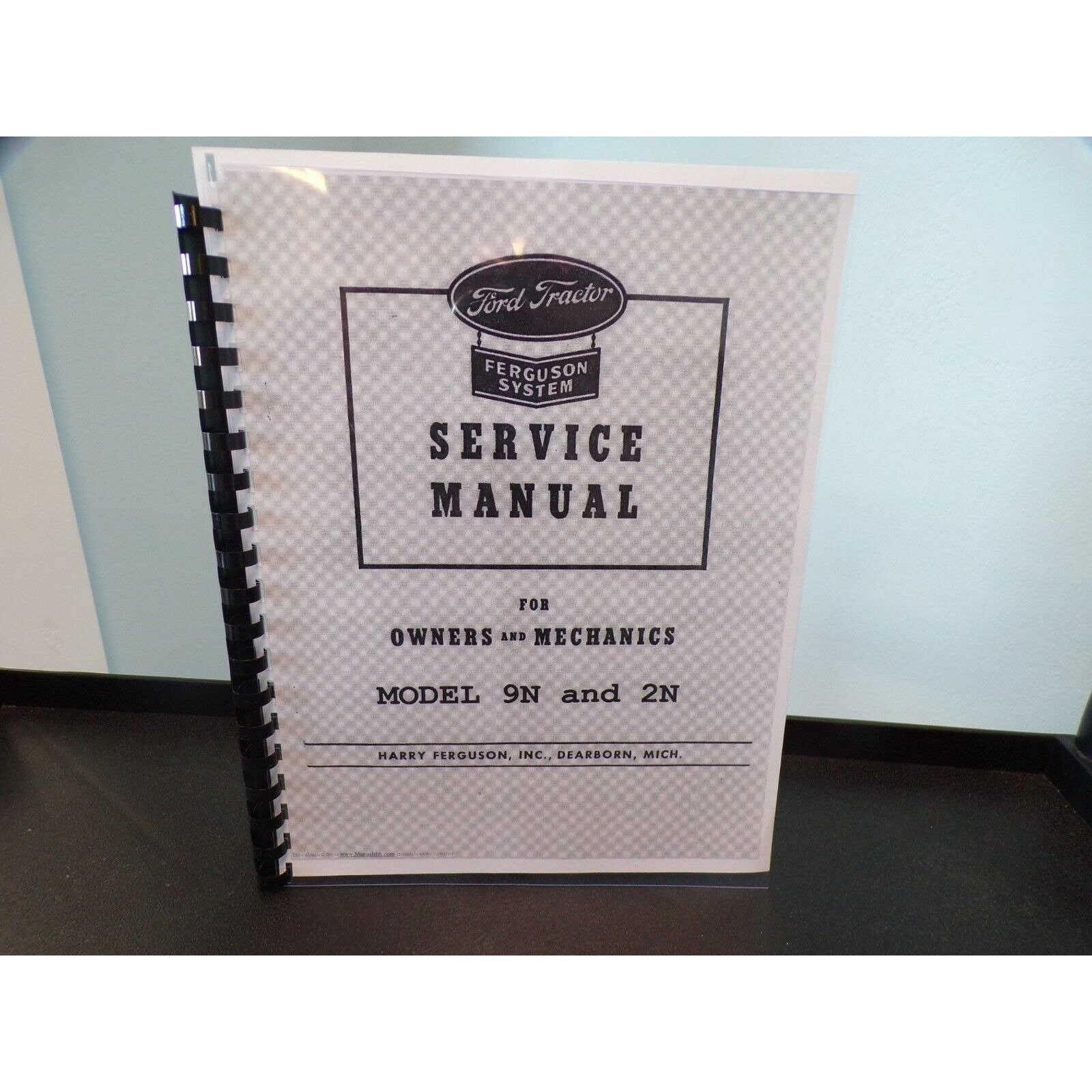 Ford 9n 2n Tractor service manual owners mechanics shop book ferguson repro